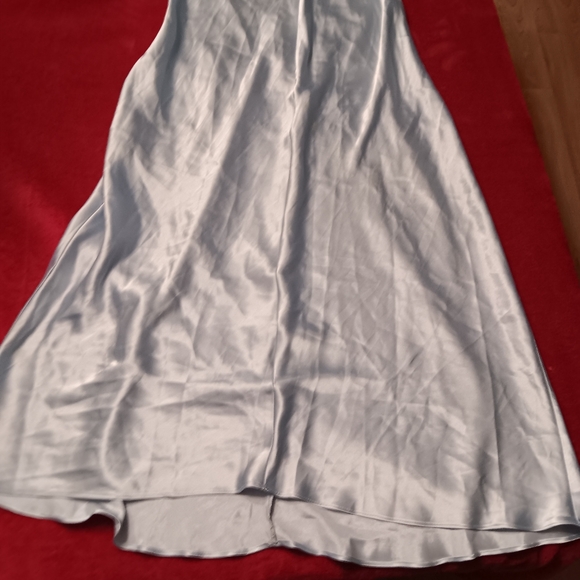 Beautiful baby blue blue, speggetti straps silk like nightgown. - Picture 4 of 4